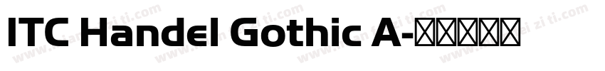 ITC Handel Gothic A字体转换